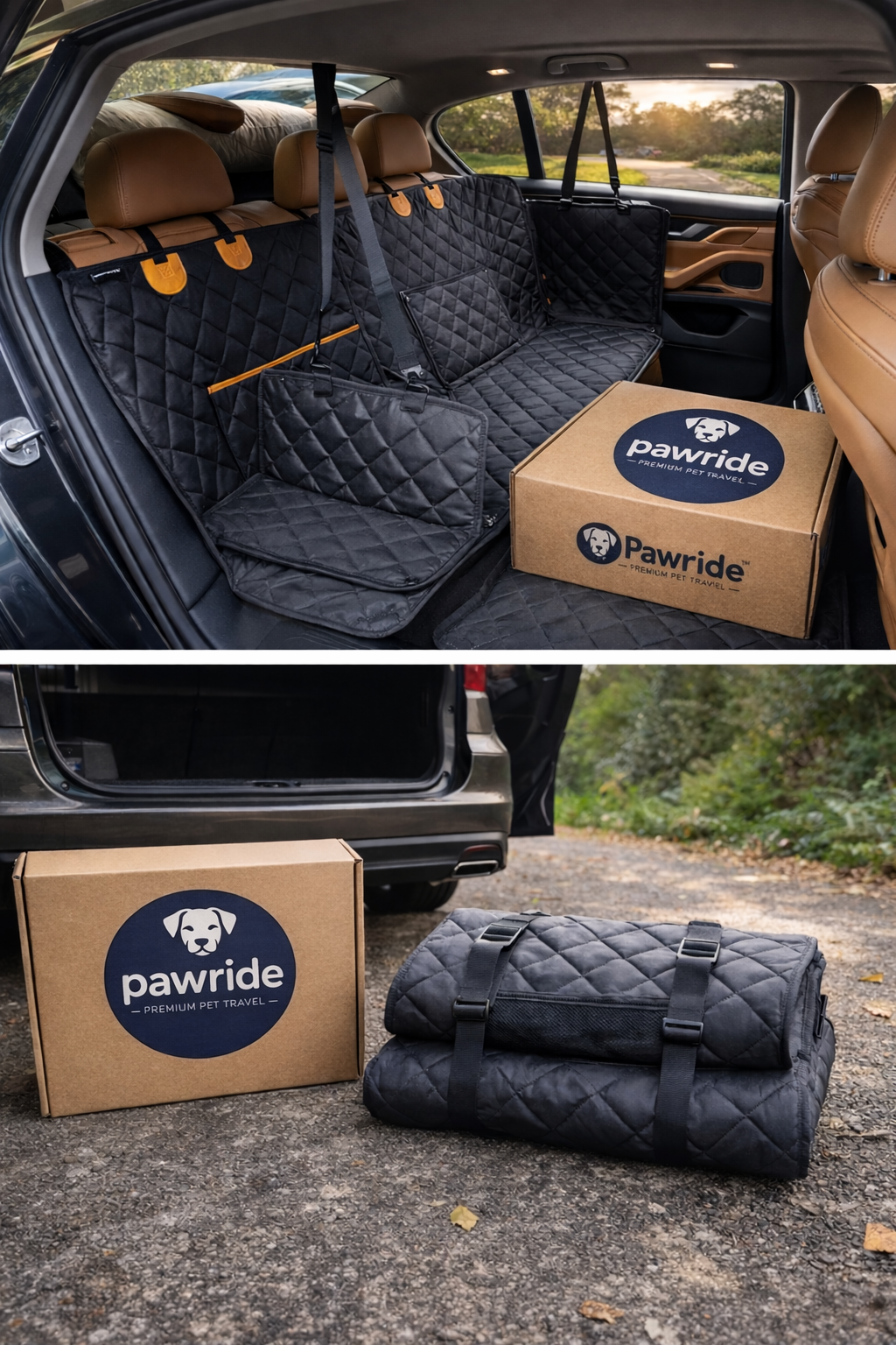 PawRide™ 2-in-1 Dog Travel Hammock